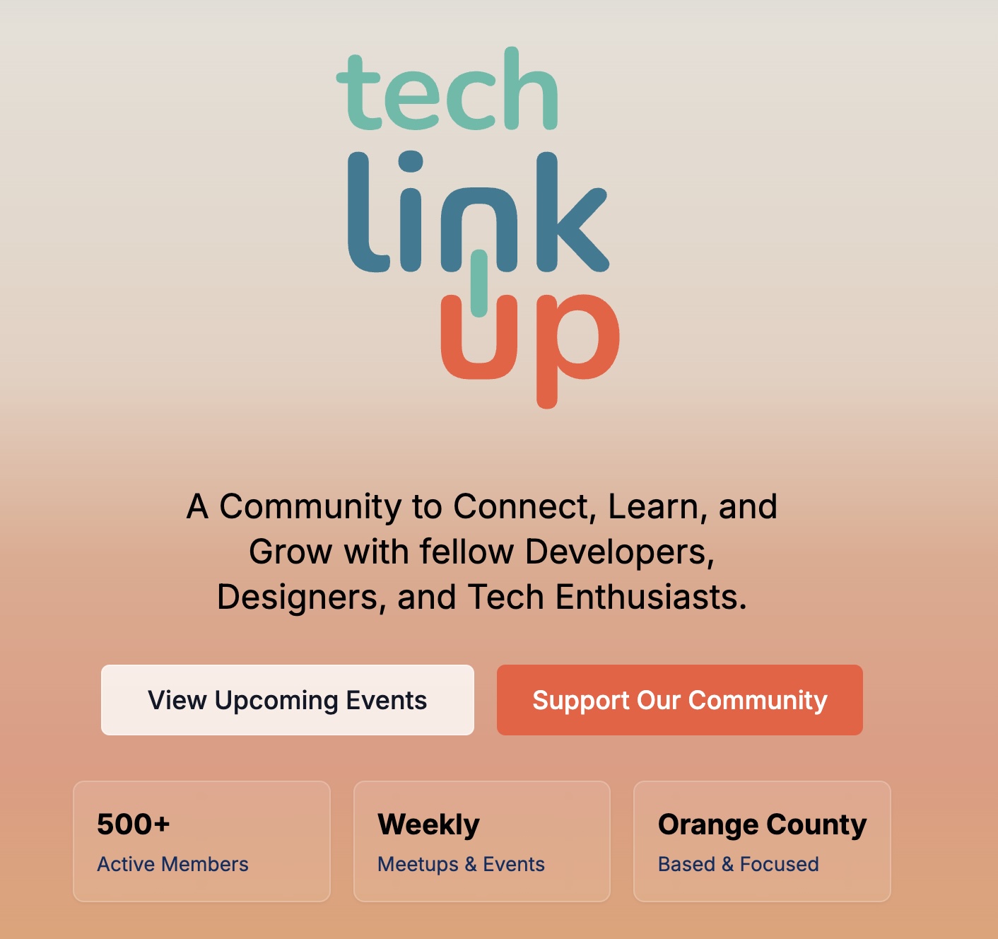 TechLinkUp Website