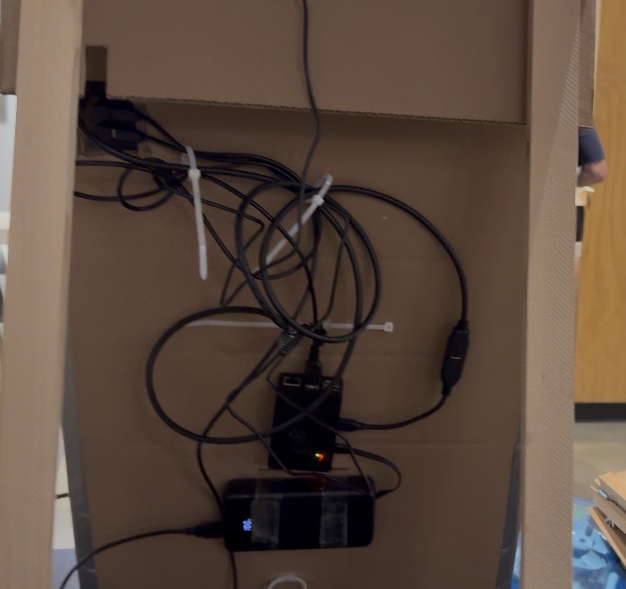 Raspberry Pi compute module powering the booth